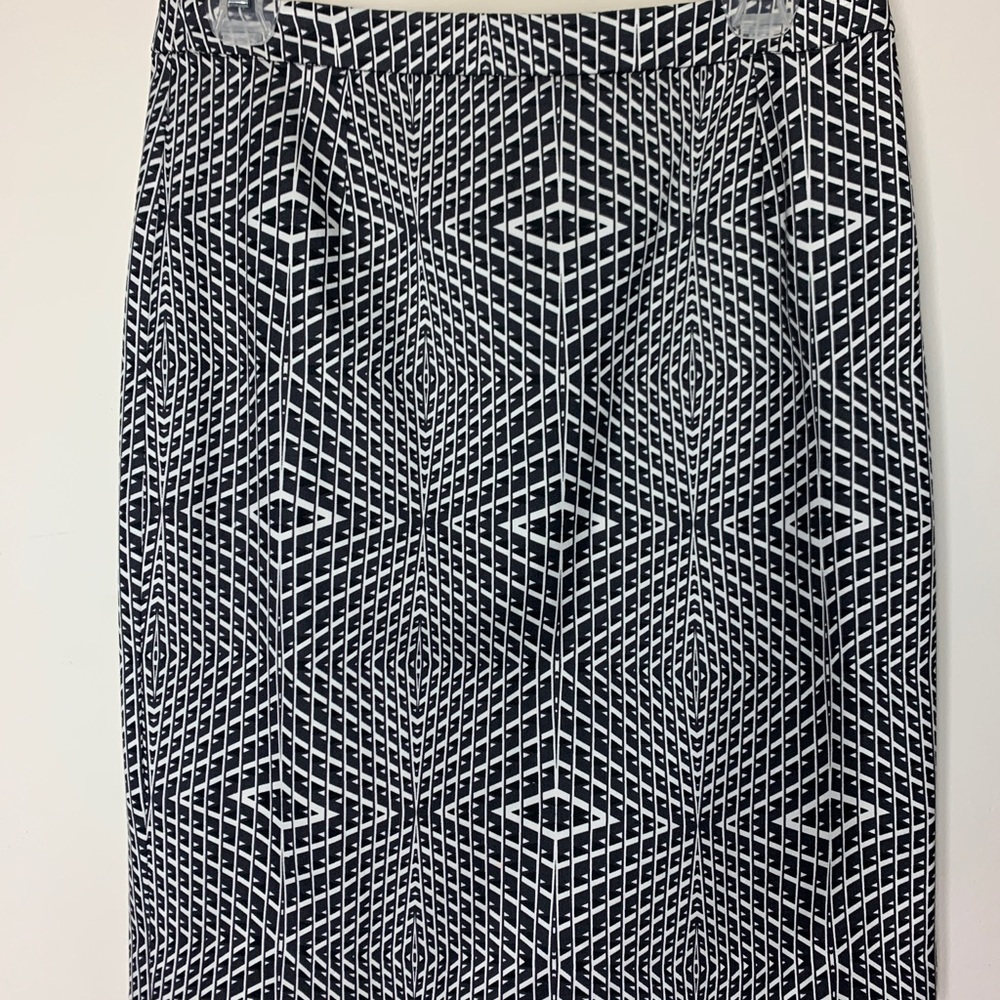 Halogen Black White Gray Straight Pencil Skirt